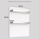 Ver imagem 2 de Toalheiro Elétrico Térmico De Toalhas E Radiador De Ambiente