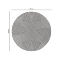 Ver imagem 2 de Tapete Redondo 1,90m Zen CabeCasa MadeiraOriginals by São Carlos