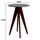 Ver imagem 3 de Conjunto Bistrô 1 Mesa 2 Banquetas Rattan Bege/Capuccino