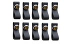 Ver imagem 1 de Kit 10 Puxadores Couro Cinza