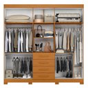 Ver imagem 3 de Guarda Roupa Casal com Espelho 6 Portas 4 Gavetas Virtus 