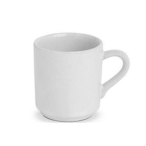 Xicara para Café Branca Canequinha Porcelana 50ml