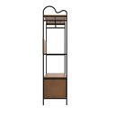 Ver imagem 5 de Closet Aberto em MDF 1 Porta 90x192cm Oasis Marrom/Preto/Nature