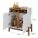 Ver imagem 2 de Aparador Adega Bar 02 Portas Lizz Branco Cedro Casa D