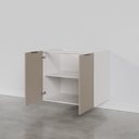 Ver imagem 7 de Balcão 2 Portas 80cm sem Tampo sem Rodapé Puxador 150cm Ipanema CabeCasa MadeiraOriginals