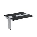 Ver imagem 1 de Complemento de Mesa Plataforma para Coworking para 2 Pessoas 140x120 140cm Industrial Preto e Cinza