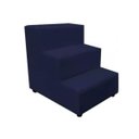 Ver imagem 1 de Escadinha Rampa Subir Sofá Cama Cães Cachorro Gato Suede:azul Marinho