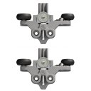 Ver imagem 3 de Kit para Porta de Correr AGP347 Or Top Embutido 40-60kg 1 Porta Rometal Unitário