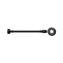 Engate Flexível De Pvc Blukit Com 40Cm Preto - 1