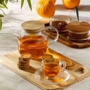 Ver imagem 2 de Conjunto Wolff Linha Pearl 4 Xícaras com Pires de Cristal