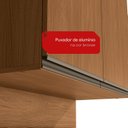 Ver mais imagens de Armário Aéreo 2 Portas 90cm com LED Fita Linha Liga Modulado