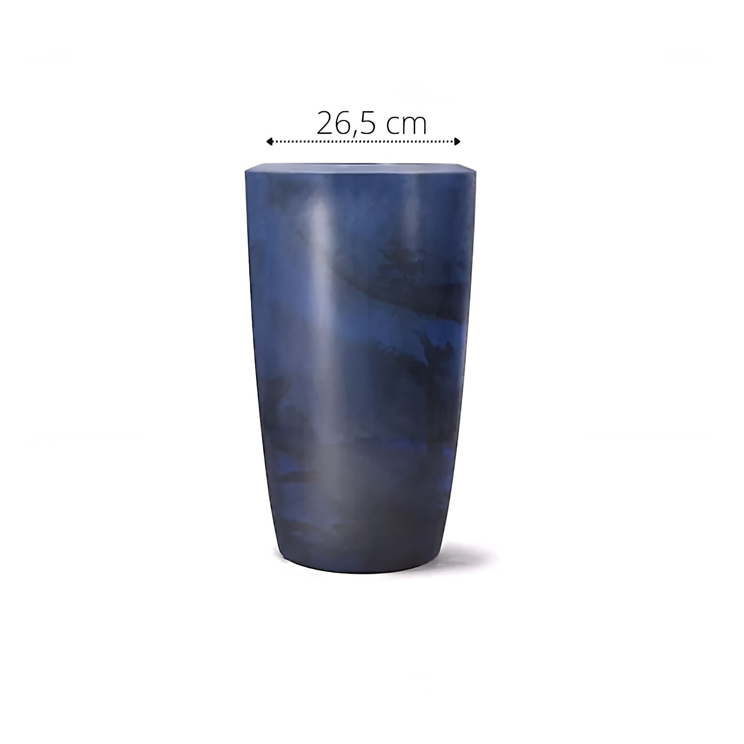 Vaso Para Plantas Classic Cônico Nutriplan Azul Cobalto - 5