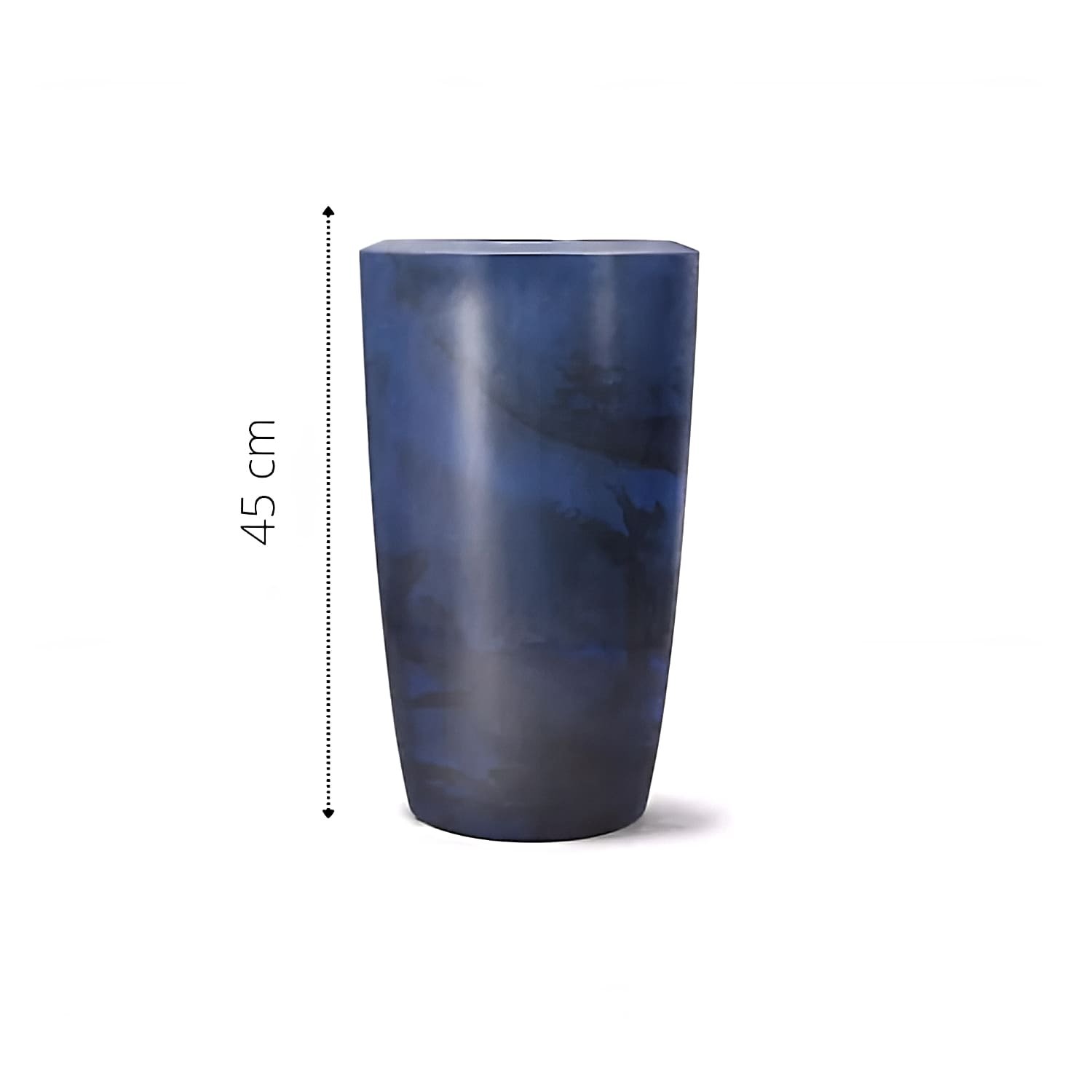 Vaso Para Plantas Classic Cônico Nutriplan Azul Cobalto - 4