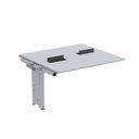 Ver imagem 1 de Complemento de Mesa Plataforma para Coworking para 2 Pessoas 140x120 140cm Industrial Cinza