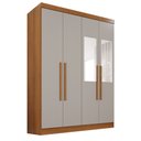 Ver imagem 3 de Guarda-roupa Casal com Espelho 4 Portas 2 Gavetas França