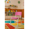 Cadeira Infantil Iso Rosa Brinquedoteca Escolas Ecomhome - 1