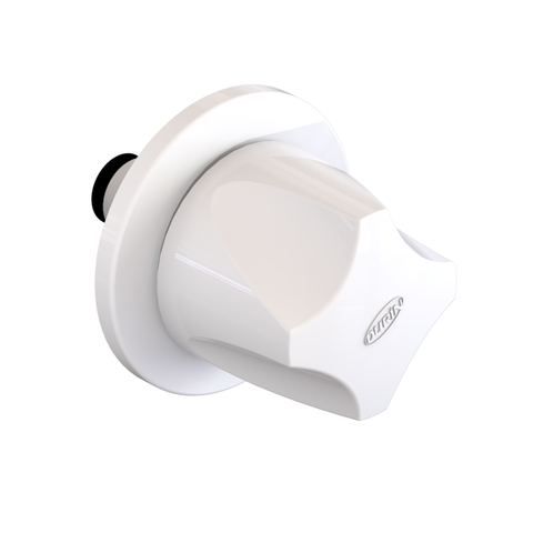 Reparo para Registro de Pressão com Canopla Abertura Rotativa Búzios Luxo Cor Branco Durín