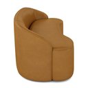 Ver imagem 5 de Sofá 3 Lugares para Sala de Estar Living 210cm Theo D06 Sintético Caramelo - Mpozenato