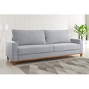 Ver imagem 1 de Sofá Fixo 4 Lugares com 2 Almofadas Soltas Inox Ares 220cm