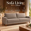 Ver imagem 4 de Sofá Fixo Living 2 Almofadas Soltas 4 Lugares 220cm Ares