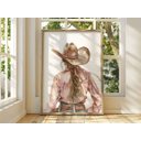 Ver imagem 3 de Quadro Decorativo Cowgirl Boiadeira Cavalo Rodeio Mulher Quarto Decoração