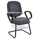 Ver imagem 1 de Cadeira Universitária com Prancheta Linha Blenda Cinza