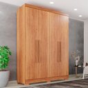 Ver imagem 1 de Guarda-roupa Casal 4 Portas 2 Gavetas França