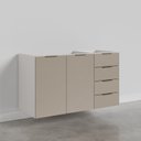 Ver imagem 2 de Balcão Pia Planejado 120cm sem Tampo sem Rodapé Puxador 150cm Ipanema CabeCasa MadeiraOriginals