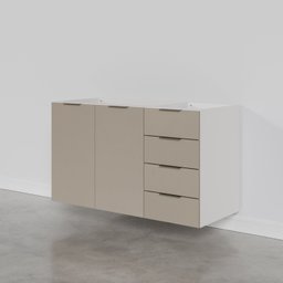 Balcão Pia 120cm sem Tampo sem Rodapé Puxador 150cm Ipanema CabeCasa MadeiraMadeira - 6