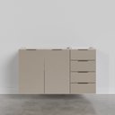 Ver imagem 5 de Balcão Pia 120cm sem Tampo sem Rodapé Puxador 150cm Ipanema CabeCasa MadeiraOriginals