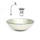 Ver imagem 1 de Kit Cuba Vidro Redonda 31cm Torneira e Válvula