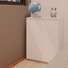 Sapateira para Quarto  2 Portas - Branco - Compacta - 2