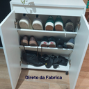 Ver imagem 4 de Sapateira para Quarto  2 Portas - Branco - Compacta