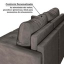 Ver imagem 7 de Sofá Cama Retrátil e Reclinável 3 Lugares Bipartido 246cm Masaya Yescasa