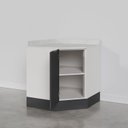 Ver imagem 6 de Balcão Canto Oblíquo com Tampo com Rodapé Puxador 150cm Ipanema CabeCasa MadeiraOriginals