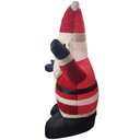 Ver mais imagens de Papai Noel Inflável Iluminado Natal Veludo Enfeite Natalino Grande Inflador Embutido Decoração Loja