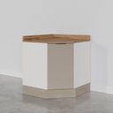 Ver imagem 5 de Balcão Canto Oblíquo com Tampo com Rodapé Puxador 150cm Ipanema CabeCasa MadeiraOriginals