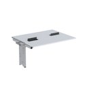 Ver imagem 1 de Complemento de Mesa Plataforma para Coworking para 2 Pessoas 150x120 150cm Industrial Cinza