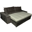 Ver imagem 1 de Pillow Top para Sofá Reclinável 10cm 1200g/m² 180x90cm Areia