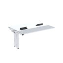Ver imagem 1 de Complemento de Mesa Plataforma para Coworking para 2 Pessoas 150x120 150cm Industrial Branco