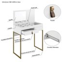 Ver imagem 5 de Penteadeira Industrial Lady Branco Design Inovador