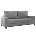 Ver imagem 2 de Sofá Living 3 Lugares 1,8m Linho Lívia