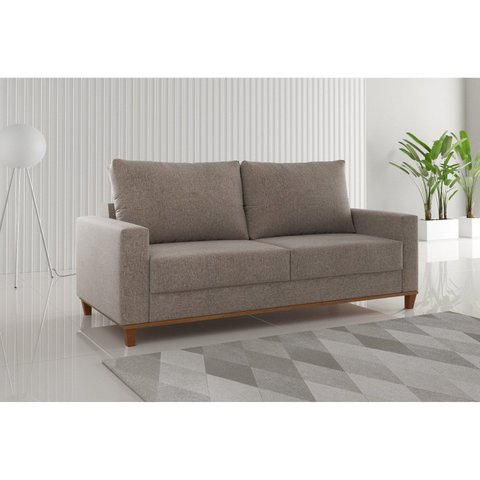 Sofá Living 3 Lugares 1,8m Linho Lívia