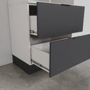 Ver mais imagens de Torre Quente 2 Nichos Forno e Microondas com Rodapé Puxador 150cm Ipanema CabeCasa MadeiraOriginals