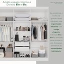 Ver imagem 7 de Guarda-Roupa Casal 6 Portas 2 Gavetas França Branco