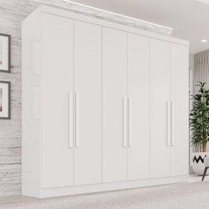 Guarda-roupa Casal 6 Portas 2 Gavetas França