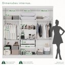 Ver imagem 6 de Guarda-Roupa Casal 6 Portas 2 Gavetas França Branco
