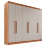 Guarda-roupa Casal 6 Portas 2 Gavetas França - 3