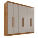 Ver imagem 3 de Guarda-roupa Casal 6 Portas 2 Gavetas França