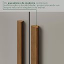 Ver mais imagens de Guarda-Roupa Casal 6 Portas 2 Gavetas França Cinamomo/Off White